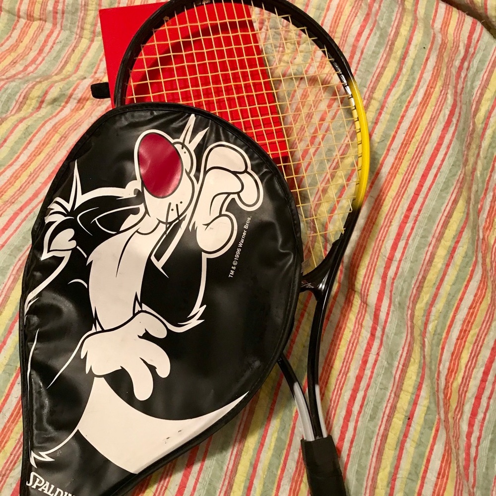 Sylvester & Tweety Spalding Tennis Racket